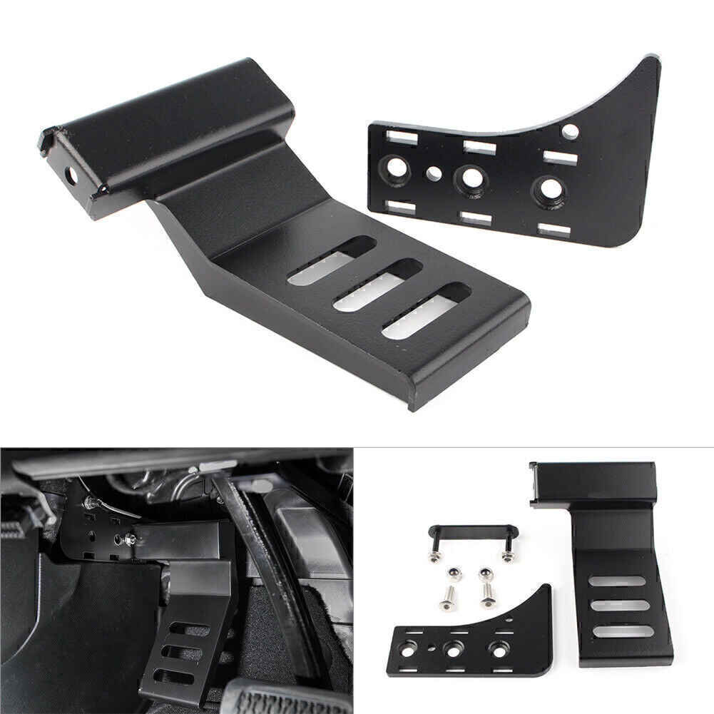 ya 9 6.5.2 1x Metal Dead Pedal Left Side Foot Rest Kick Panel Fit 2018 for Jeep for Wrangler JL