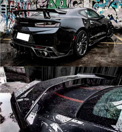 ya 11 10.28 Carbon ABS Rear Wing Trunk Spoiler for Chevy Camaro 2016-2022 ZL1 1LE Style