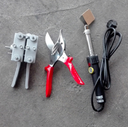 ya 25 PU Round Belt Welding Machine Welding Clamp+Scissor+Soldering Iron