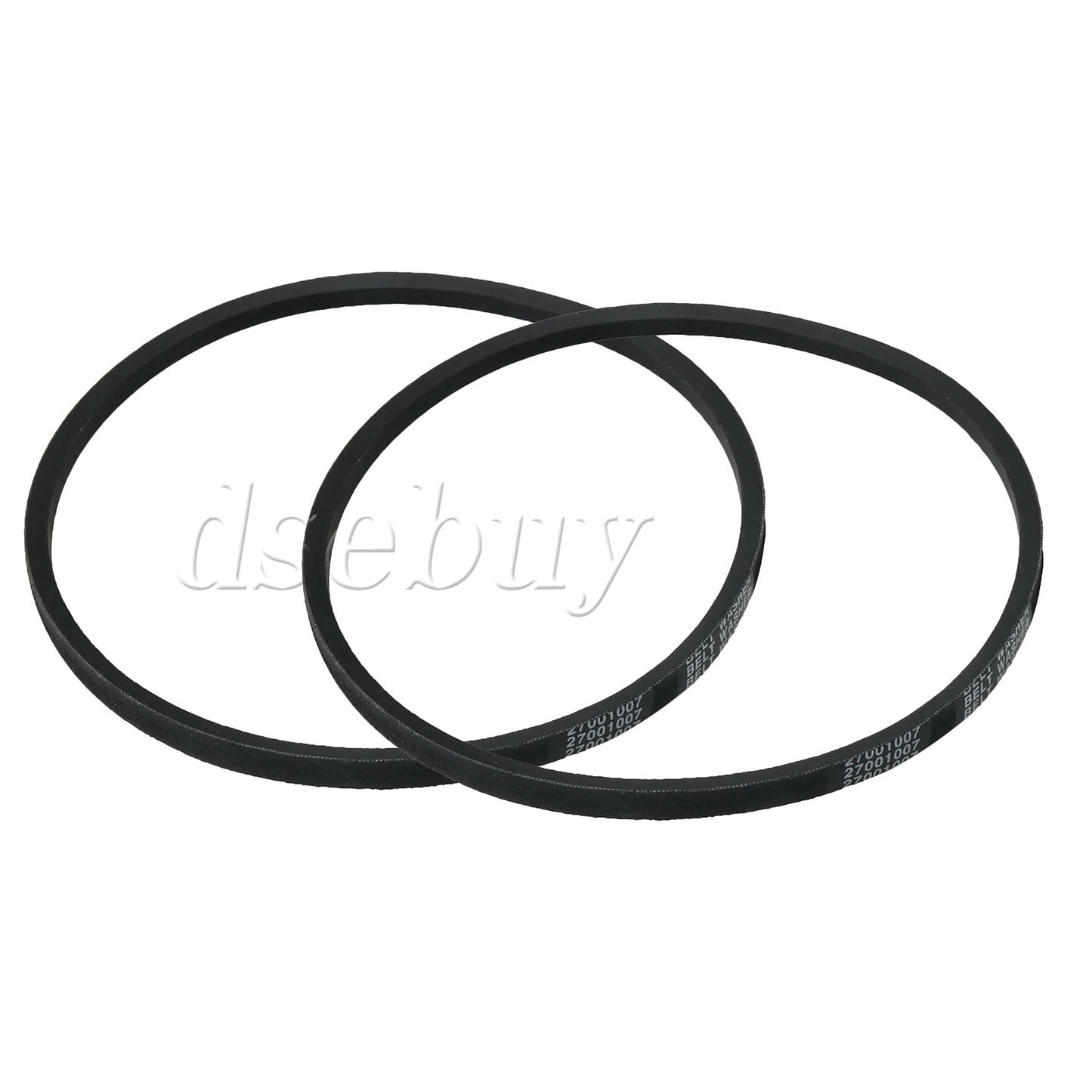 ya 26 2Pieces Rubber Washer Drive Belt Replacement Part 27001007 12x8mm Black