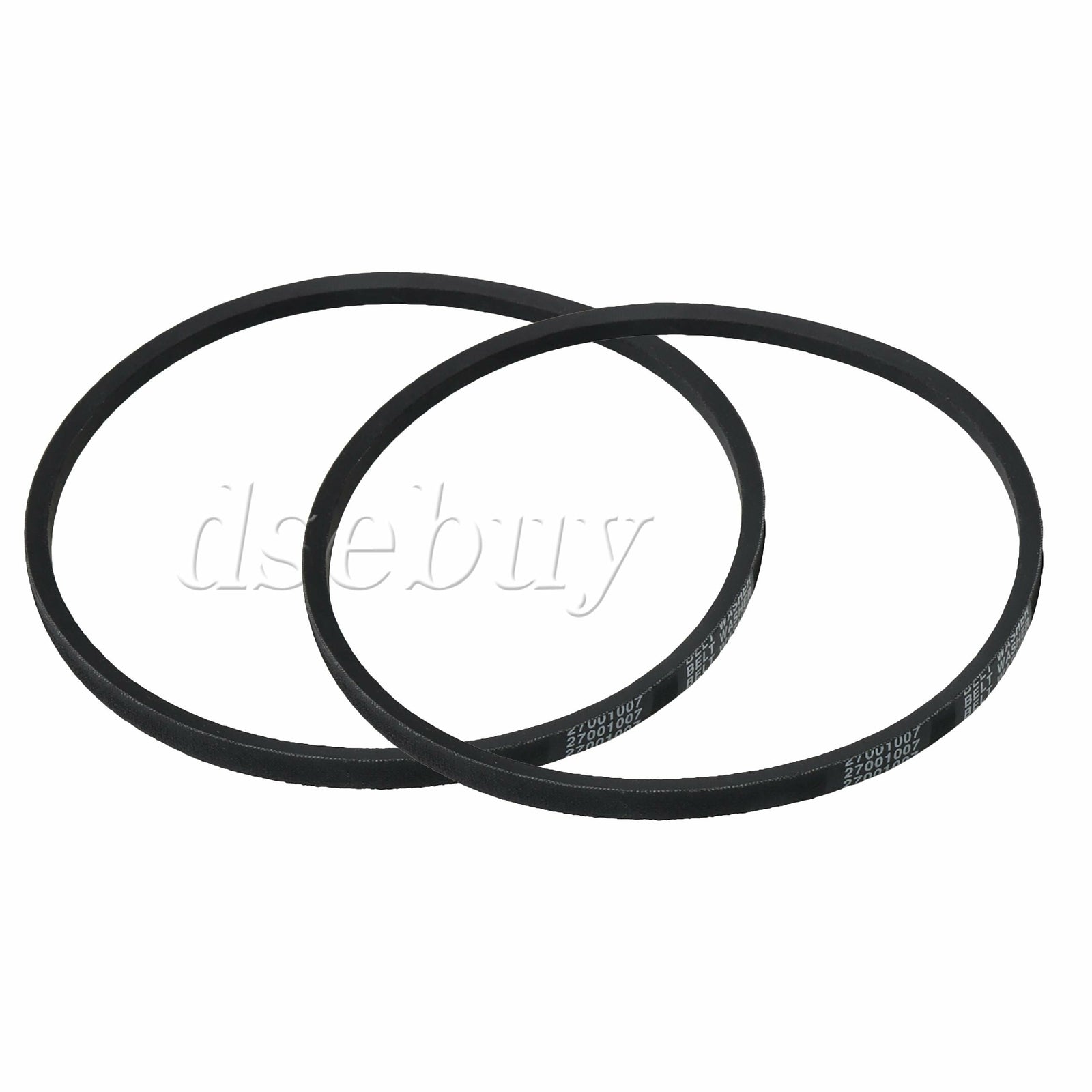 ya 26 2Pieces Rubber Washer Drive Belt Replacement Part 27001007 12x8mm Black