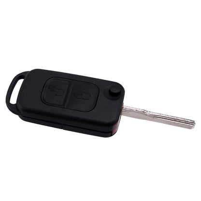 ya 5 8.7 2 Button Remote Fob Flip Key Case Fits for Mercedes-benz W168 W202 W203 W210 W461