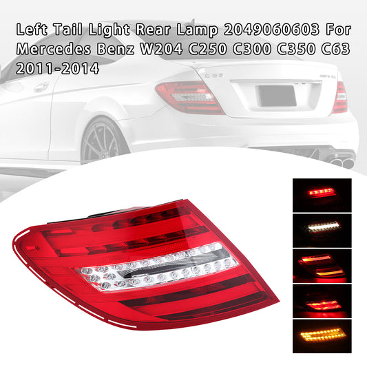 ya 1 8.5.1 Left Tail Light Rear Lamp For W204 C250 C300 C350 C63 2011-2014