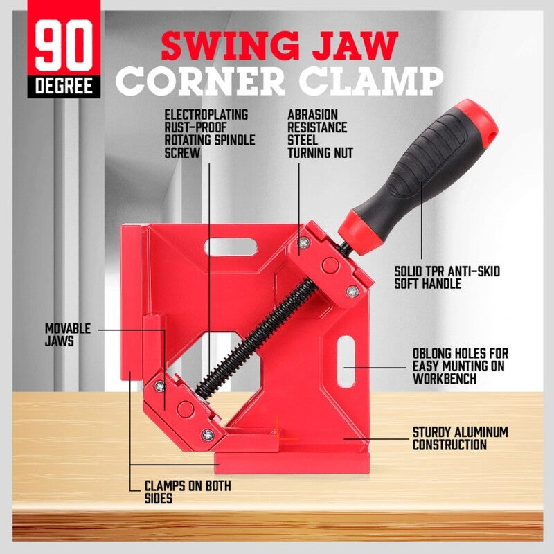 ya 26 Single Handle Corner Clamp 90 De Clamp Woodworking Clamp
