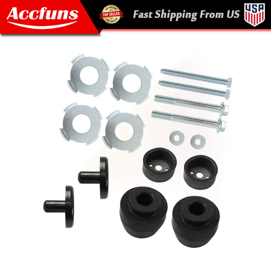 ya 4 6.17 Fits 2001-2019 for Chevrolet for GMC for Silverado for Sierra 1500 for Cadillac Escalad 2x Body Mount Kit