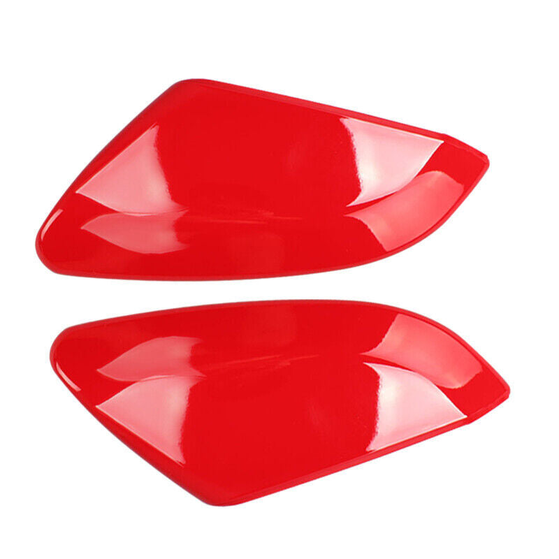 ya 1 8.5.3 Red 2x Side Mirror Cover Protector Replacement Fits for Honda for Civic 16-20
