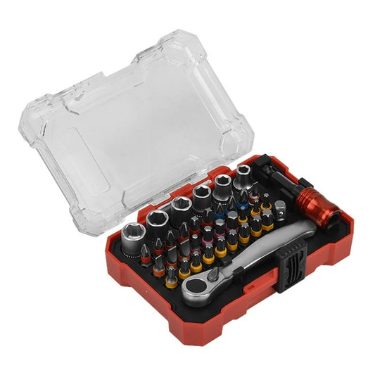 ya 26 Heavy Duty Ratcheting Screwdriver Set Bit Carbon Steel Tool Case