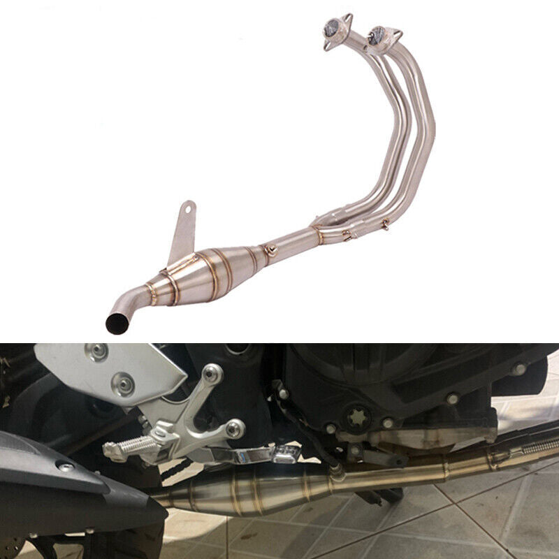 ya 5 8.7 for Yamaha YZF R3 MT-25 Modified Connected Header Front Pipe Link System