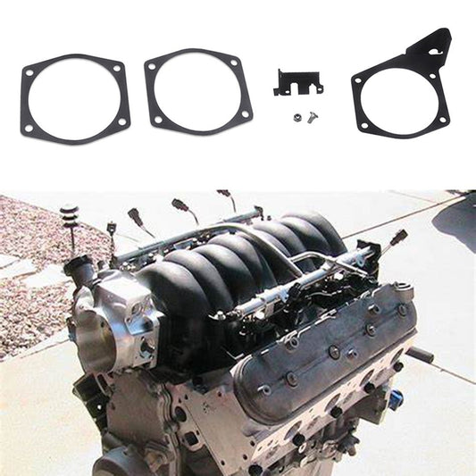 ya 2 6.26.2 Throttle Cable Bracket Kit For LS LS2 LS3 LS6 LS7 4 Bolt Intake 92mm To 102mm