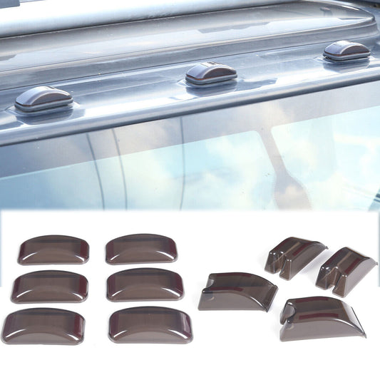 ya 12 5.22.2 10 Pieces Smoked Top Roof Cab Marker Light Housing Protective Covers for HUMMER H2 / SUT 2003 - 2009