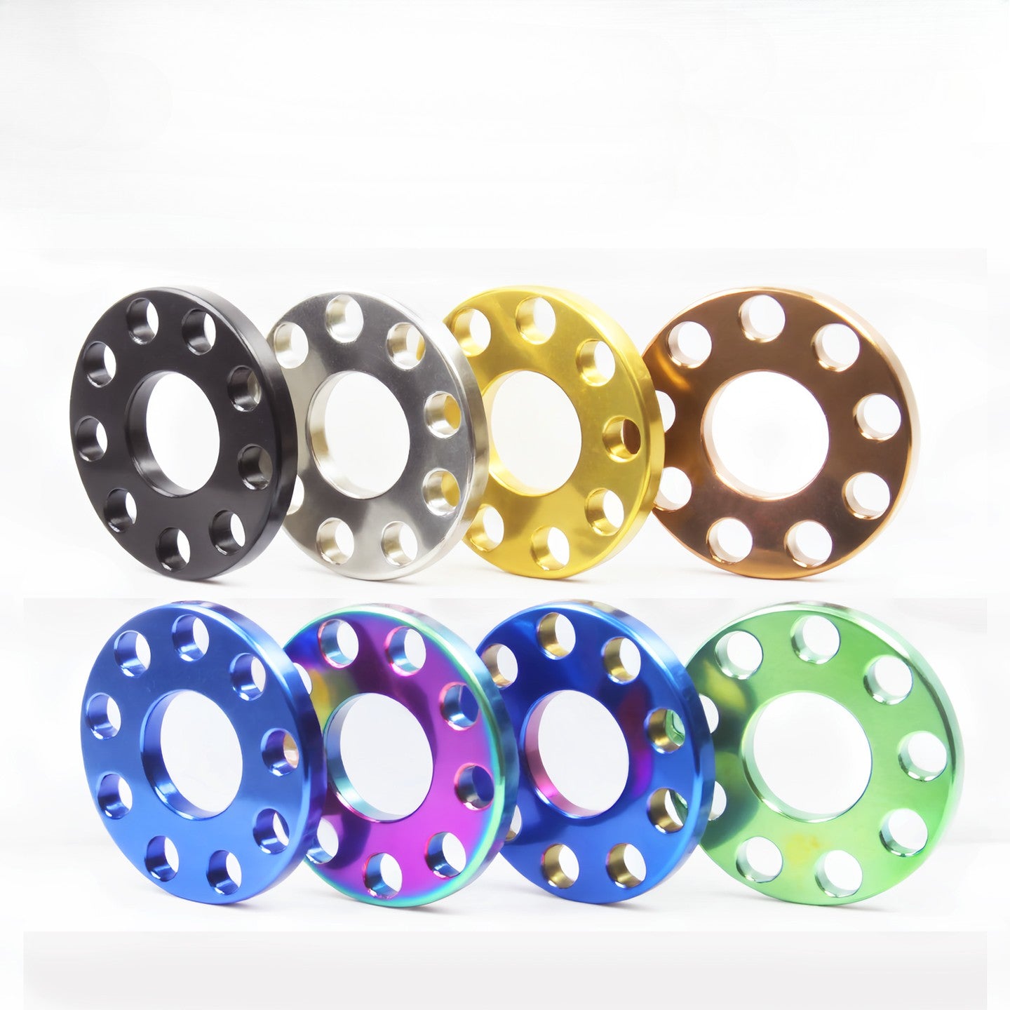 GR5 Titanium Flat Washers with Nine Holes for Motorcycle Modification M6/M8/M10