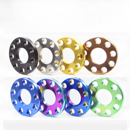 GR5 Titanium Flat Washers with Nine Holes for Motorcycle Modification M6/M8/M10