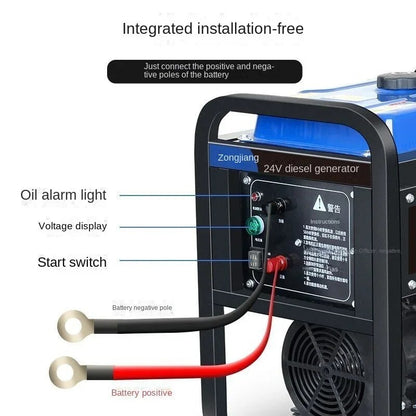 ya 26 24V 4KW equency Conversion Diesel Generator for Parking Air Conditioner 10L