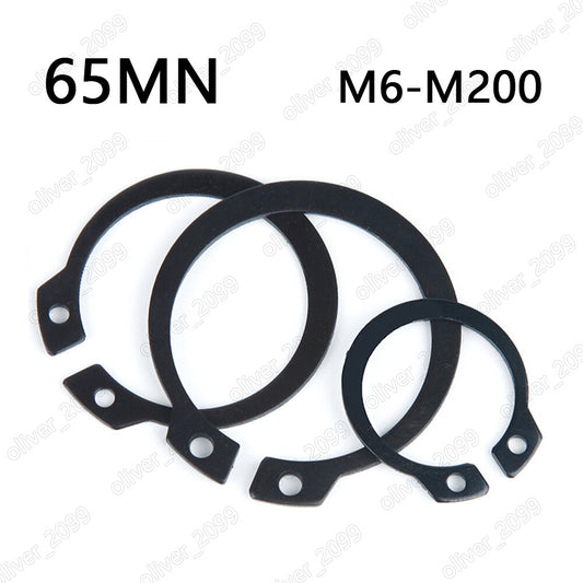 65MN Black Steel ×Î6mm - ×Î200mm External Retaining Rings For Shaft DIN471
