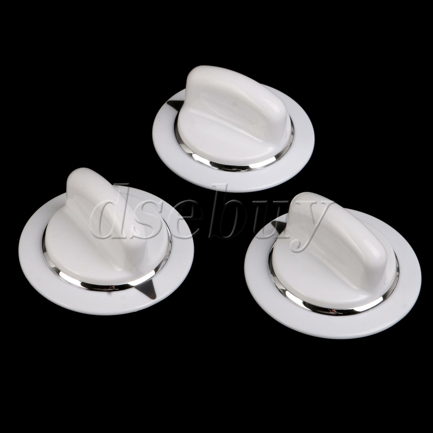 ya 26 4 Pieces Dryer Timer Control Knobs Replacement for GE WE01X20374 3276177 White