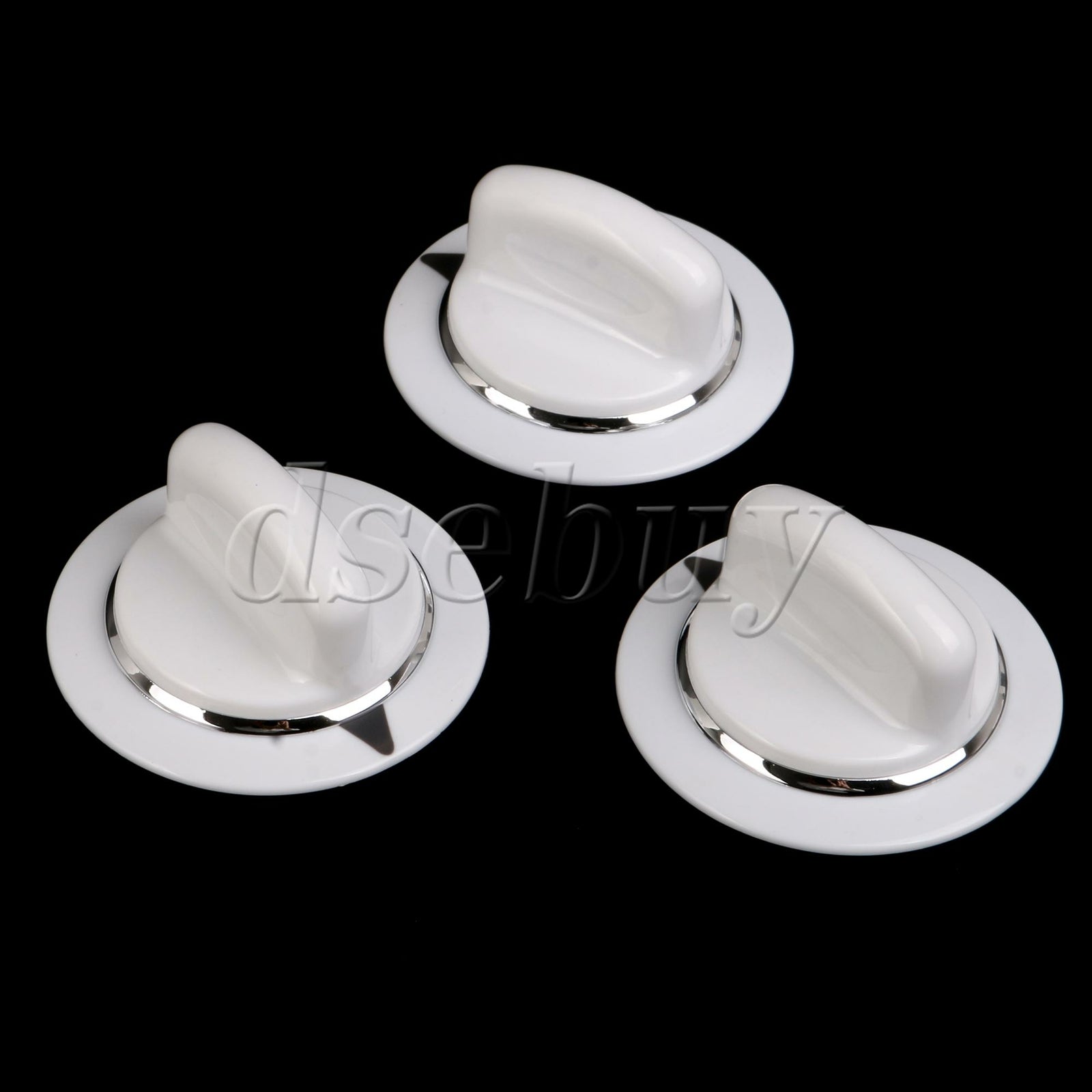 ya 26 4 Pieces Dryer Timer Control Knobs Replacement for GE WE01X20374 3276177 White