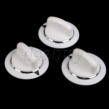 ya 26 4 Pieces Dryer Timer Control Knobs Replacement for GE WE01X20374 3276177 White