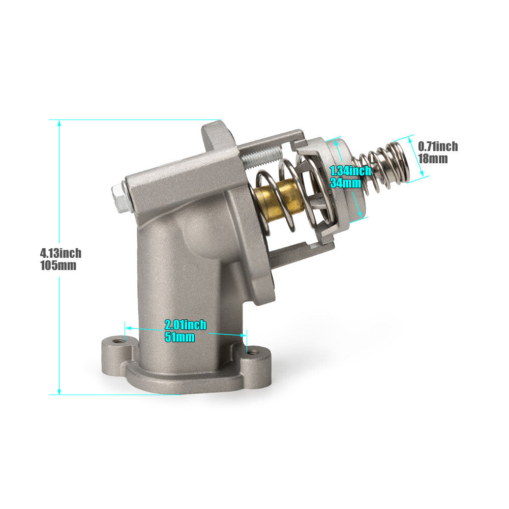 ya 4 6.17 1 Piece Engine Coolant Thermostat Housing Assembly for 16-20 CT6 20-22 for Cadillac CT5