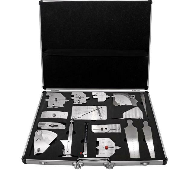 Welding Gauge Tool Inspection Kit Welding Inspection Ruler Set 16 Pieces B#