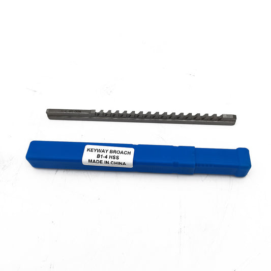 New 4mm B1 Push-Type Keyway Broache Metric Size HSS Keyway Cutting Tool for CNC
