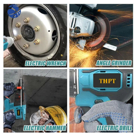 ya 26 8.1 Cordless Brushless Electric Drill Angle Grinder Wrenches Combi tiona