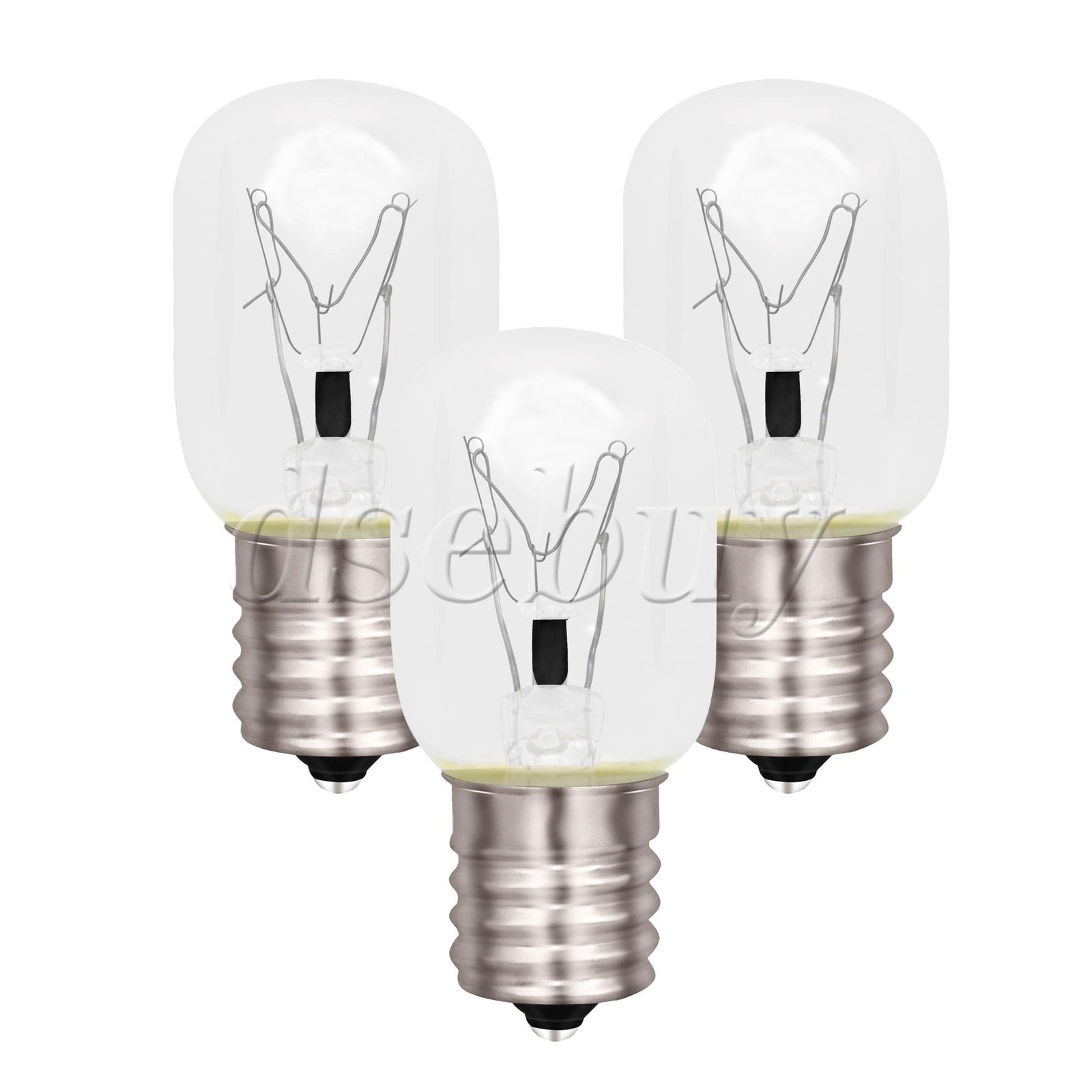 ya 26 8206232A Microwave Light Bulb Lamp 125V 40W with E17 Base Pack of 3