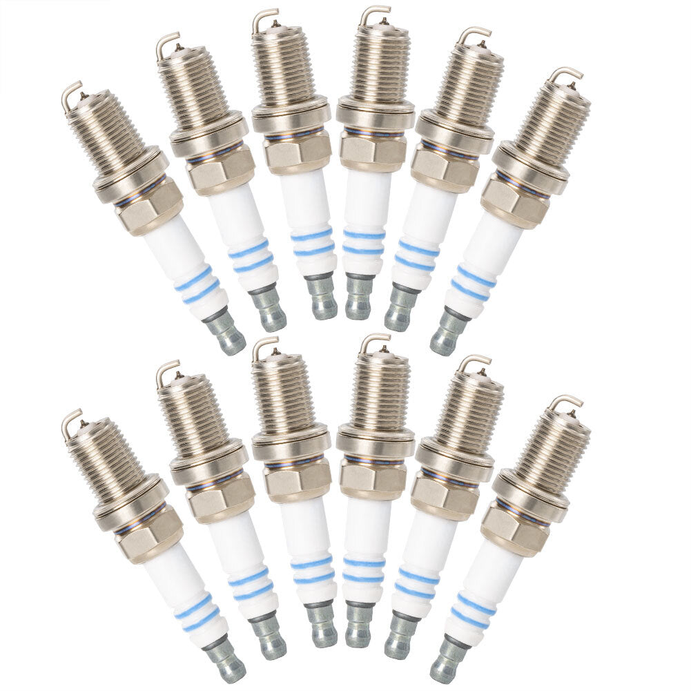 ya 5 8.7 12PCS Spark Plugs F8DPP33 for Mercedes-benz W163 W208 W210 W220 A004159190326