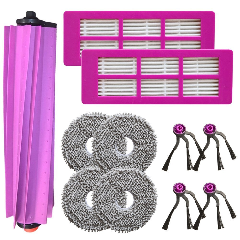 ya 25 Main Side Brush Filter Mop Cloth Kit for Eureka J15 For Evo Ultra Robot Cleaner