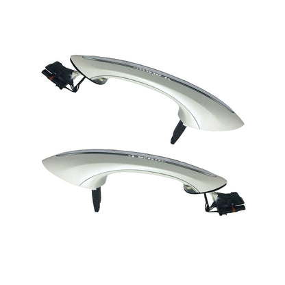 ya 5 8.7 For F07 F10 F11 F12 F13 F01 F02 Rear Left + Right Door Handle Puller White