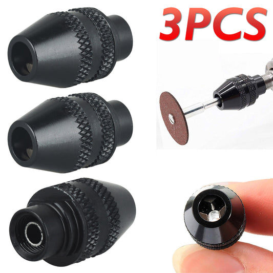 ya 28 3 Pcs Keyless Drill Chuck Bit Driver Converter For Dremel 4486 Rotary Tool