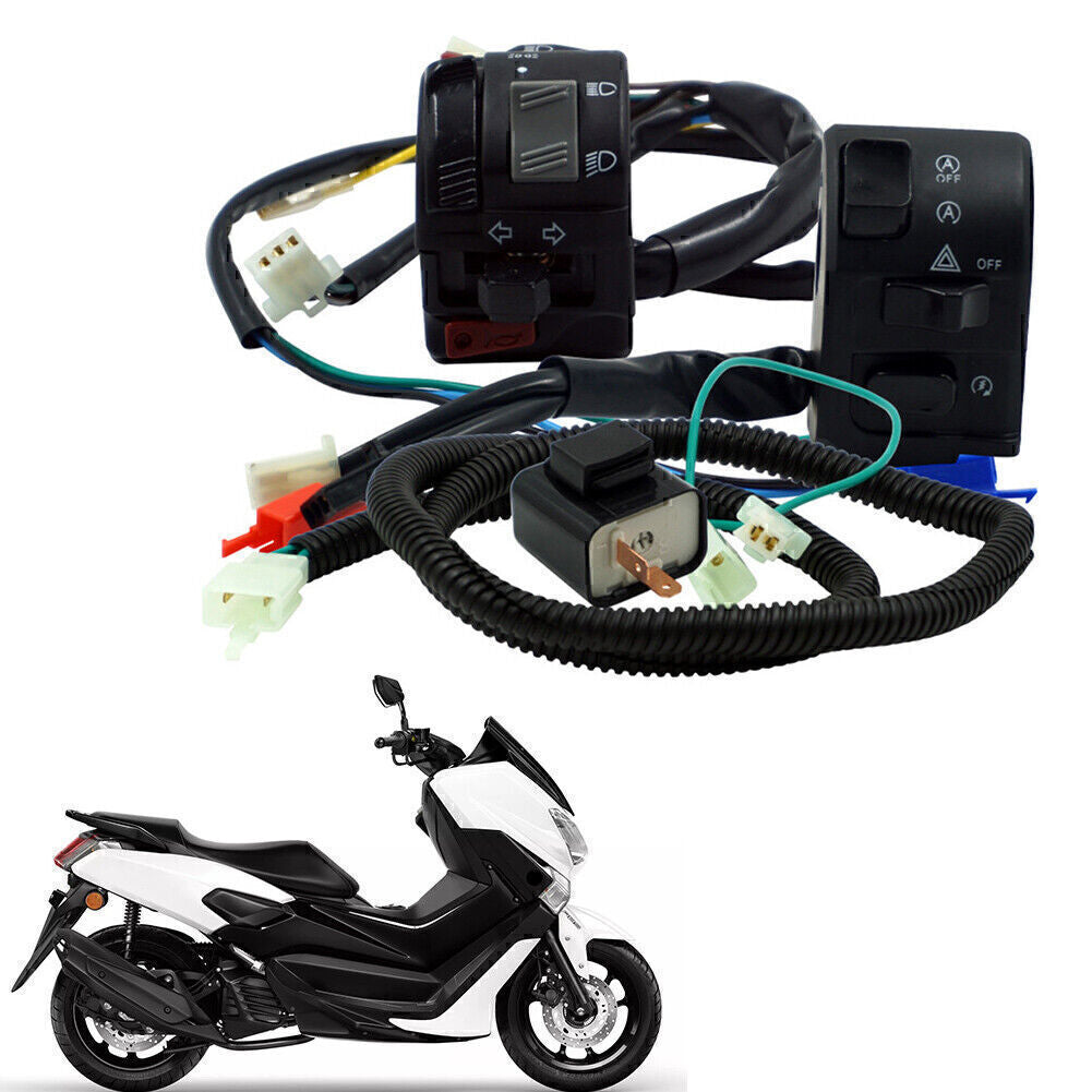 ya 1 7.4 22mm Horn Button Turn Signal Electric Fog Lamp Start Handlebar Controller Switch