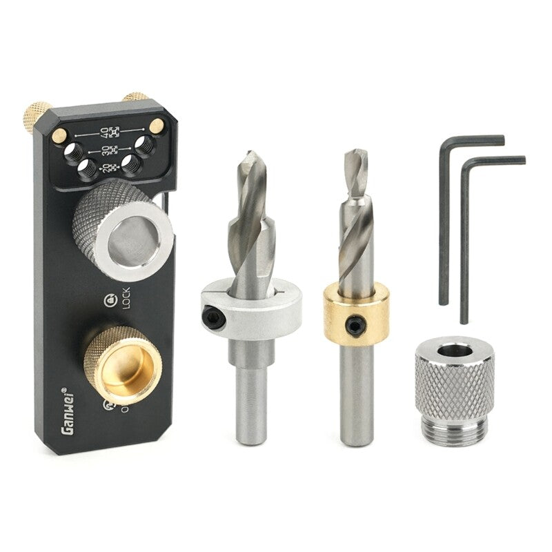 ya 25 Aluminum  s Drill Guide Punch Driver Tool Drill Professio l Hole Drill