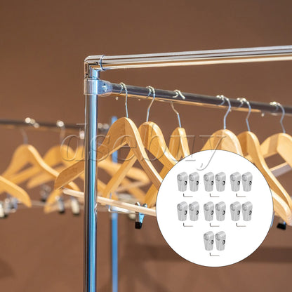 ya 26 14 Pieces Aluminum Pipe Fittings Drying Rack Connection Fastening Joint 25mm