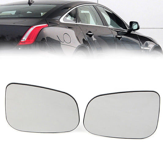 ya 3 6.25.2 Pair Mirror Glass for Jaguar Vanden Plas XF XJ XJ8 XK XE I-PACE C2Z31946