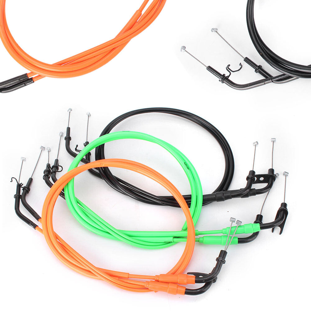 ya 2 6.30 2x Motorcycle Throttle Cable Accelerator Wire Line Fit for Kawasaki Z1000 2011-13 12