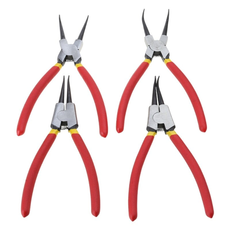 ya 25 4Pcs Circlip Pliers Needle Nose Pliers Retaining Rings Pliers for Removing