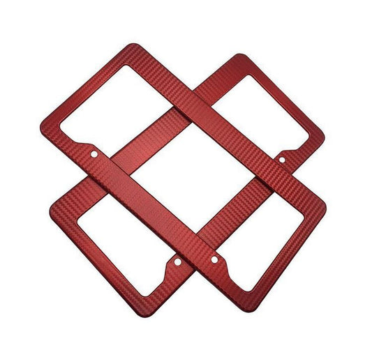 ya 1 8.5.1 1 Piece Car License Plate Frame Cover Hood Cap Trunk 2 Hole Black for Mazda 