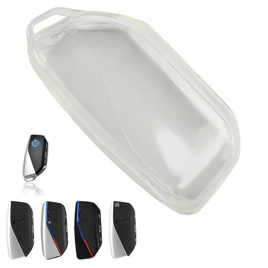 ya 10 5.28 Transparent Car Key Fob Case Cover for for BMW For X1 iX for XM For X5 X6 for X7