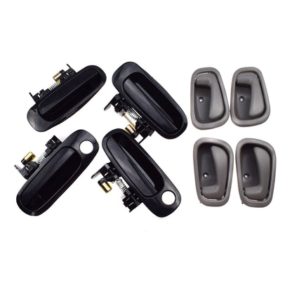 ya 5 8.7 Front and rear left and right exterior interior door handles for Toyota for Corolla 98-02 8 pieces 