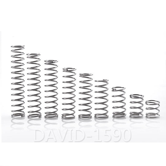 1.8mm Wire Dia. 10mm - 25mm Outside Dia. Compression Spring 304 Stainless Steel