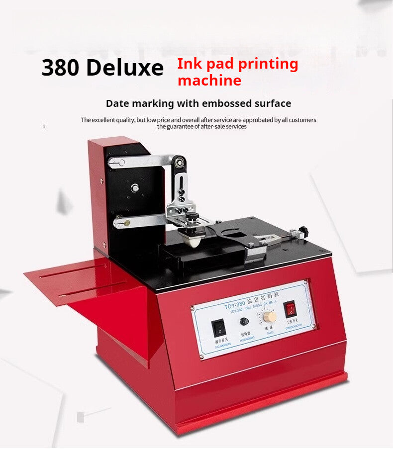 ya 26 7.28.3 Automatic Electric Squeegee Type Logo Printing Ink Pad Printing Machinea