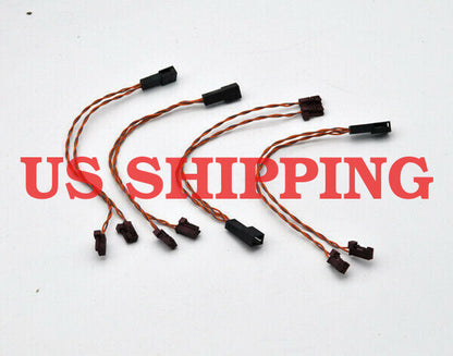 ya 5 8.7 4x door tweeter speaker y adaptor cable splitter for Mercedes C E W205 W213 GLC