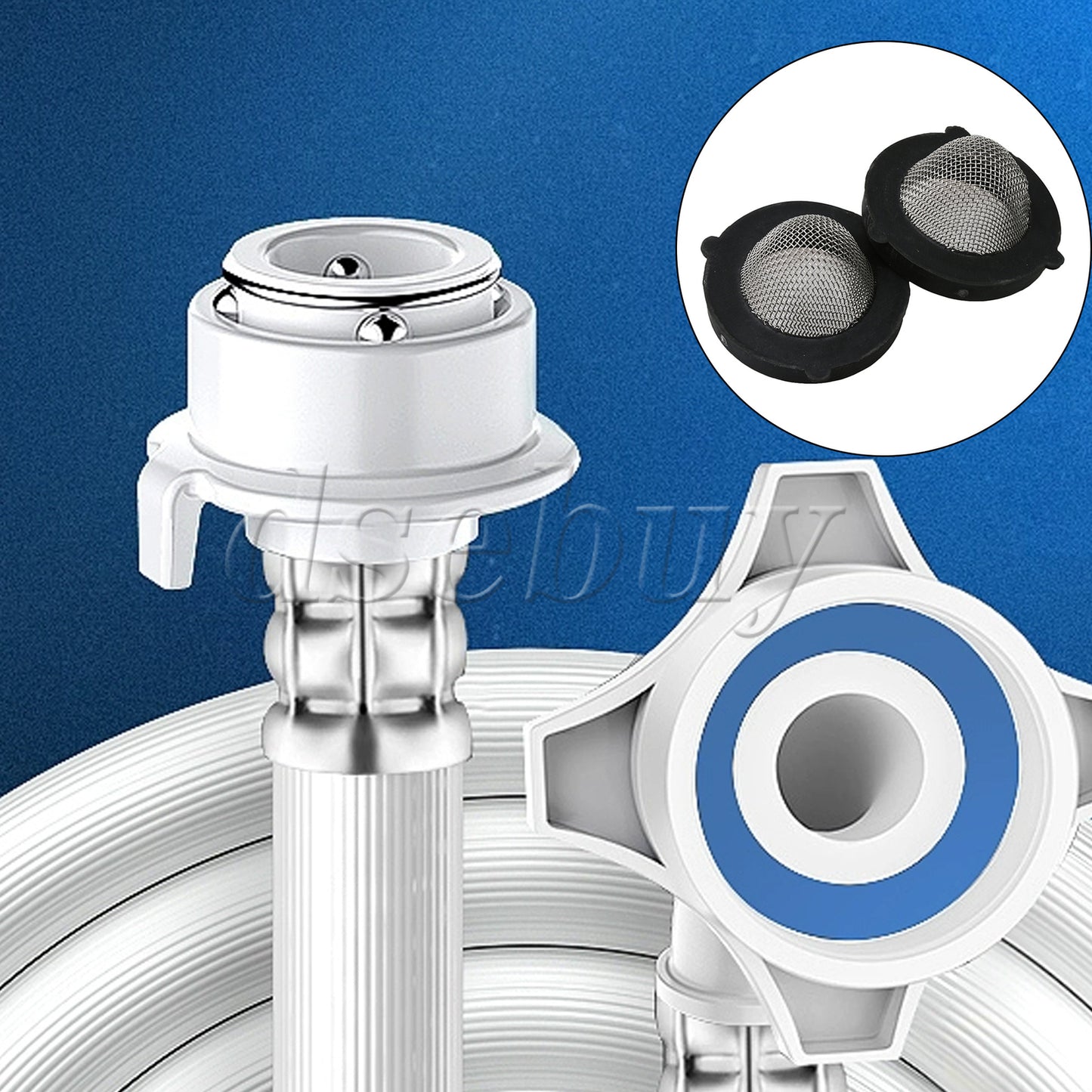 ya 26 24 Pieces Washer Inlet Hose S n O-Rings Replacement for 285452 16099