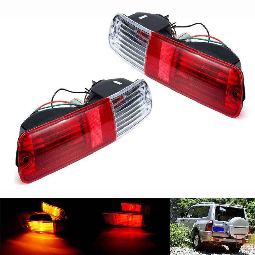 ya 1 8.5.4 L&R Rear Tail Bumper Fog Light For Pajero MONTERO Shogun V73 V75 V77