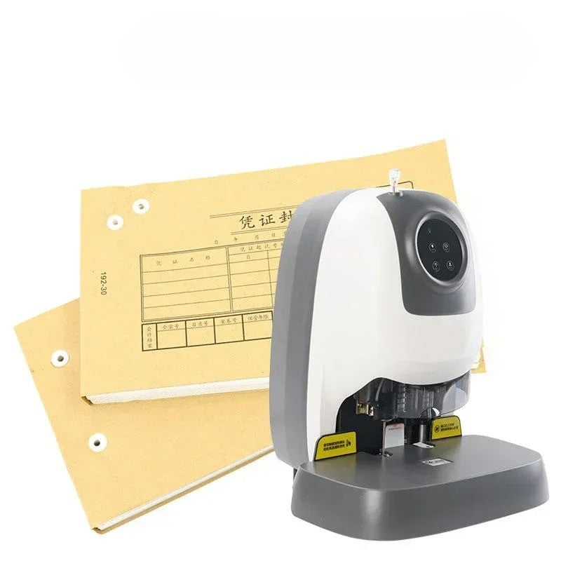 Electric Hole Punch Financial Receipt Binding Machine Glue Binding Machine