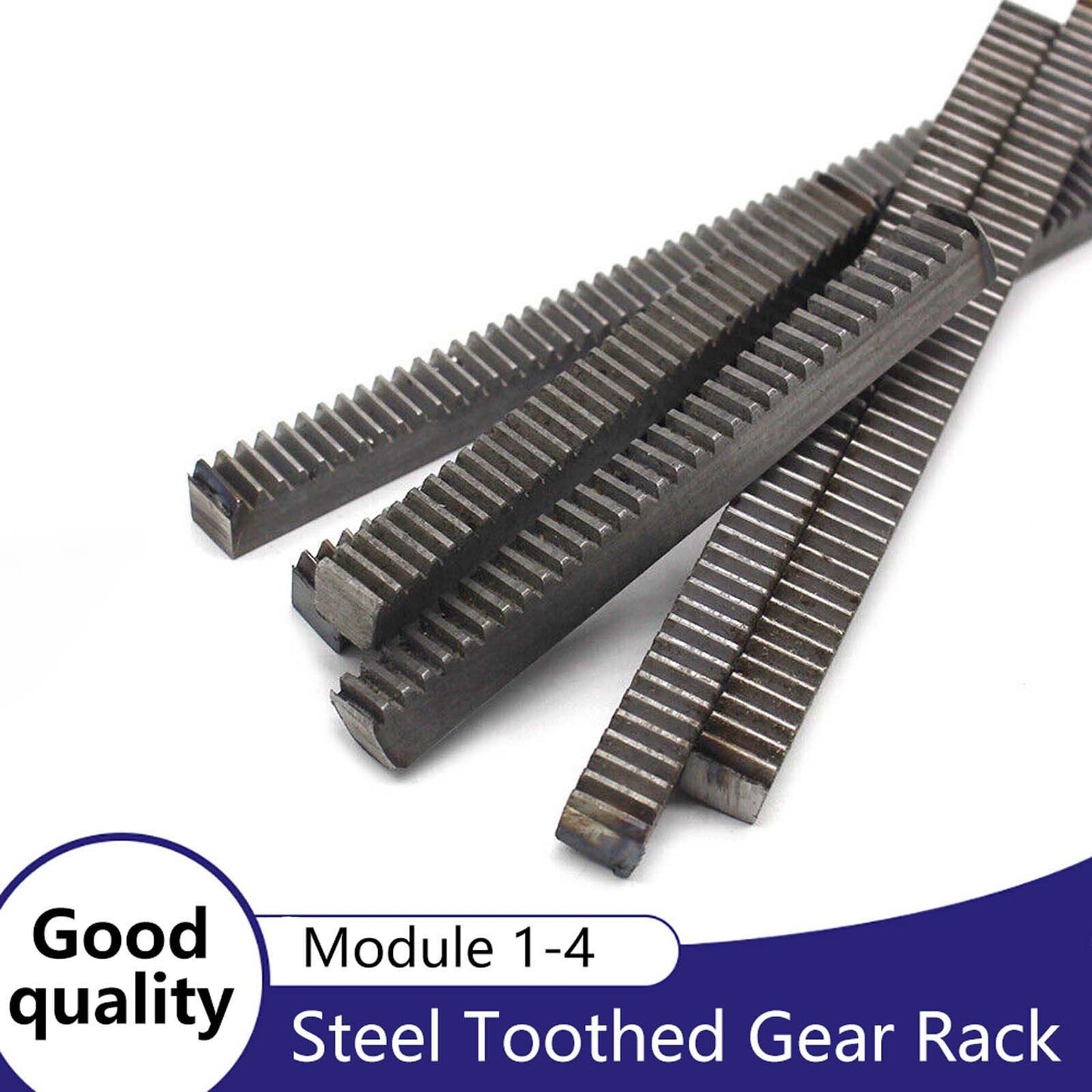 Steel Toothed Gear Rack & Pinion, 1-4 Module CNC Plasma Router Reduction Kit