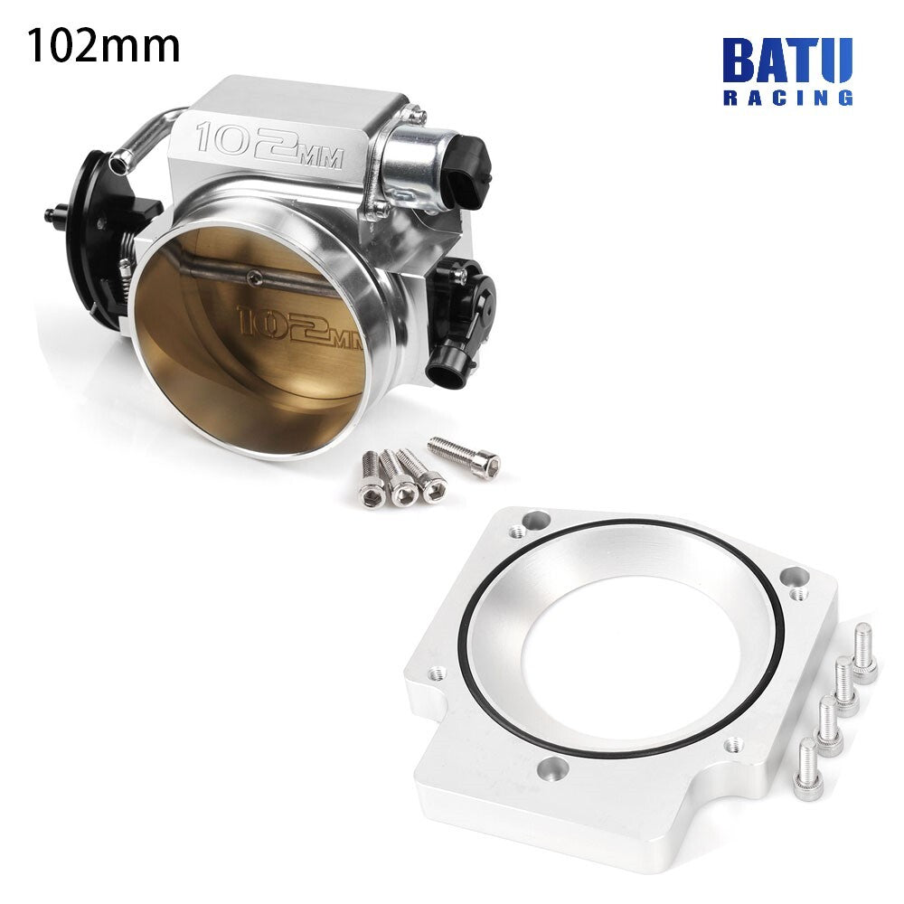 ya 27 7.20 102mm Throttle Body+TPS IAC+Adapter Plate for G M III LS1 LS2 LS6 LS7 LSX LS