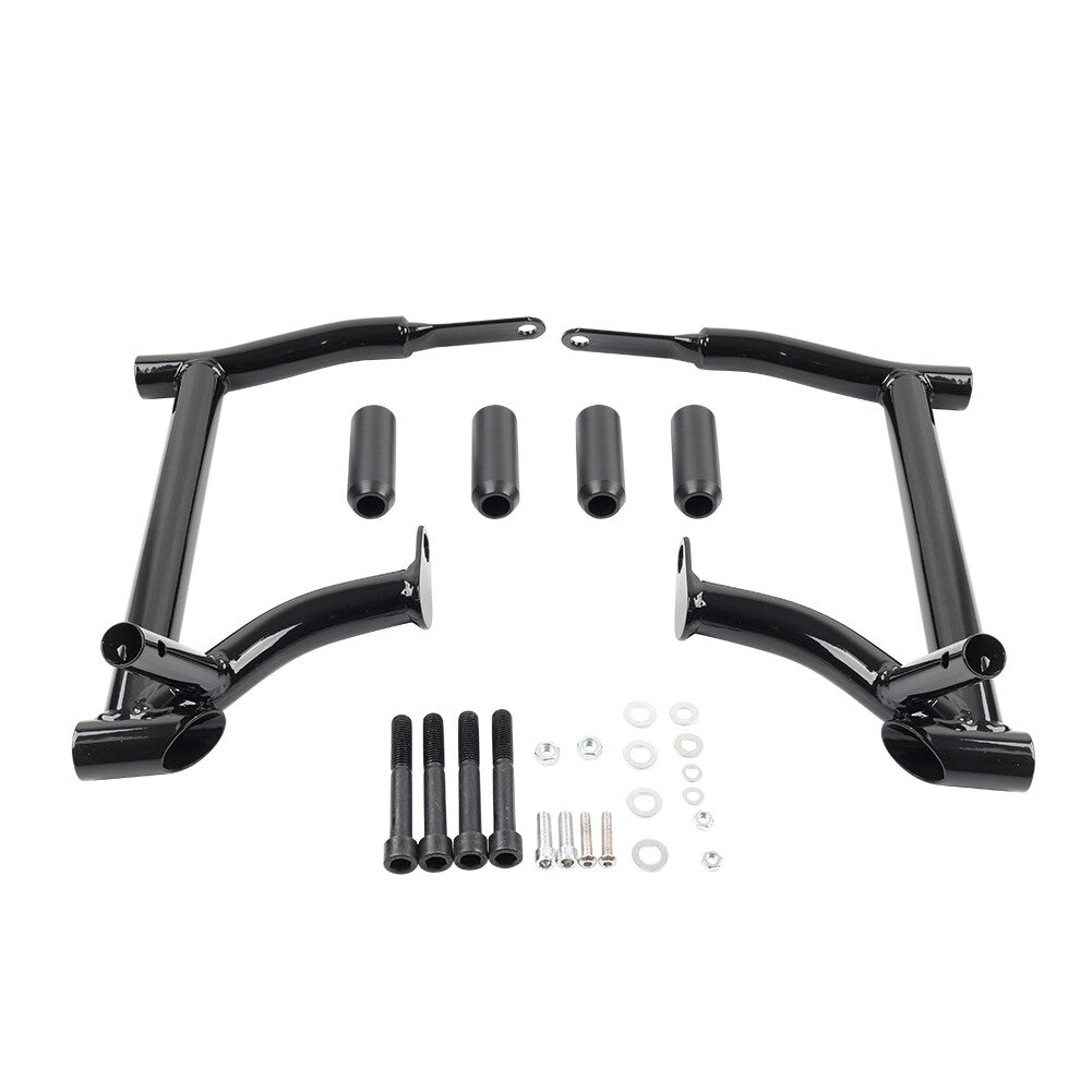 ya 2 6.30 Saddlebag Guard Rails Crash Bars Rear for Harley Road Street Glide FLHX 2014-24
