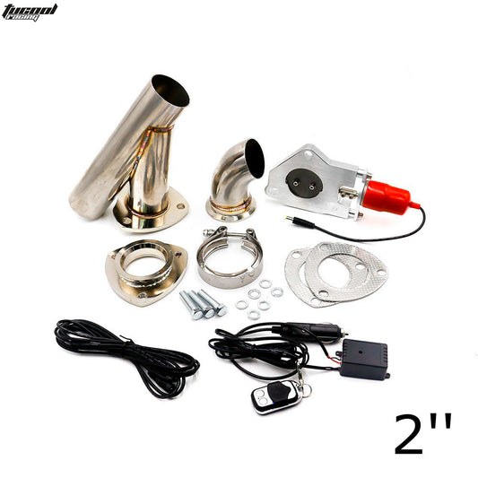 ya 5 6.16.2 2 51mmCar Electric Catback Downpipe Cutout E-Cut Out Valve Motor Remote