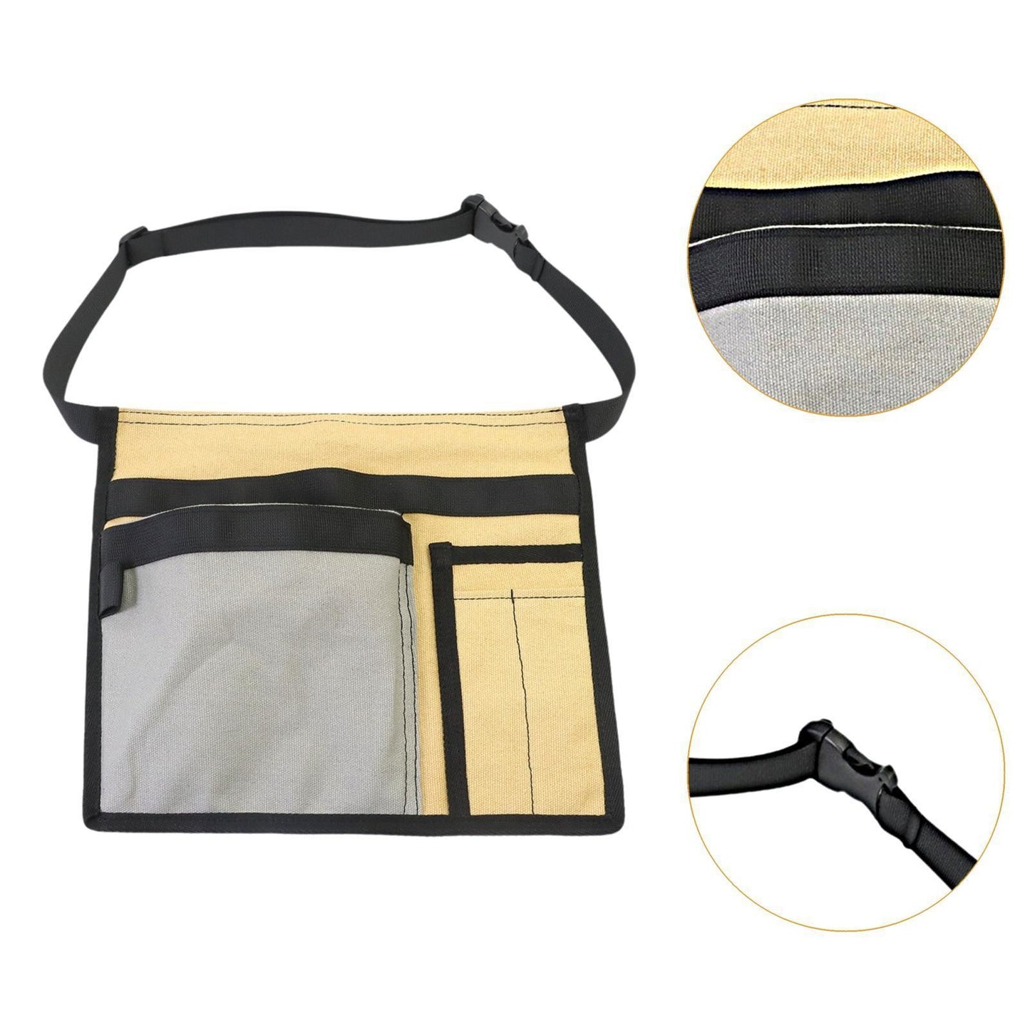 ya 26 Single Side Tool Belt Pouch Sturdy Adjustable Belt for Gardening Carpenter